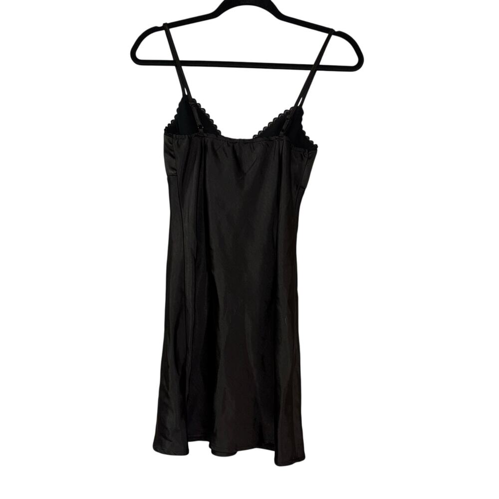 Princess Polly Satin Babydoll Little Black Dress Women’s 2 Bachelorette Party - Picture 2 of 11